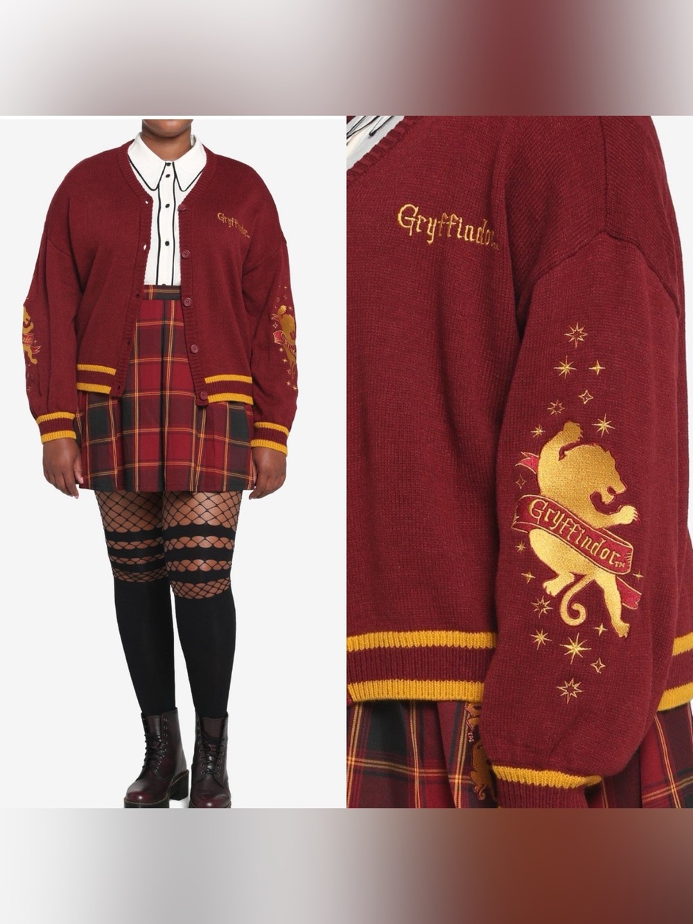 Harry Potter Gryffindor Skimmer
Cardigan Plus Size 2X